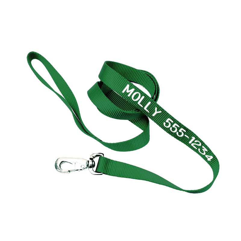 Nylon Leash - with personalized Embroidery, - Lucky Pet